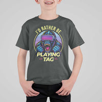 VR Gamer Gorilla T Shirt For Kid I’d Rather Be Playing Tag Gift - Wonder Print Shop