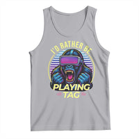 VR Gamer Gorilla Tank Top I’d Rather Be Playing Tag Gift - Wonder Print Shop