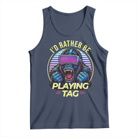 VR Gamer Gorilla Tank Top I’d Rather Be Playing Tag Gift - Wonder Print Shop