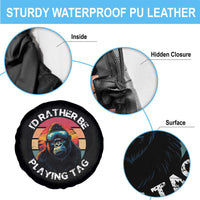Funny Gorilla Lover Spare Tire Cover I’d Rather Be Playing Tag VR Game - Wonder Print Shop