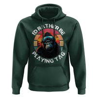 Funny Gorilla Lover Hoodie I’d Rather Be Playing Tag VR Game - Wonder Print Shop