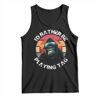 Funny Gorilla Lover Tank Top I’d Rather Be Playing Tag VR Game - Wonder Print Shop