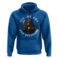 Cigars And Bad Decisions Hoodie Funny Gorilla Gift - Wonder Print Shop