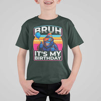 Bruh It Is My Birthday T Shirt For Kid Funny Gorilla Lover Gift - Wonder Print Shop