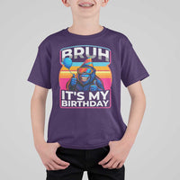 Bruh It Is My Birthday T Shirt For Kid Funny Gorilla Lover Gift - Wonder Print Shop