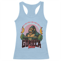 Fitness Lover Gift Racerback Tank Top Gorilla Mode - Wonder Print Shop