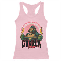 Fitness Lover Gift Racerback Tank Top Gorilla Mode - Wonder Print Shop
