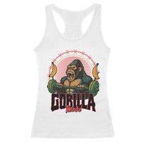Fitness Lover Gift Racerback Tank Top Gorilla Mode - Wonder Print Shop