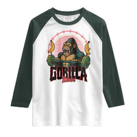 Fitness Lover Gift Raglan Shirt Gorilla Mode - Wonder Print Shop