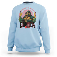 Fitness Lover Gift Sweatshirt Gorilla Mode - Wonder Print Shop
