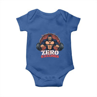 Zero Excuses Baby Onesie Gorilla Fitness Lover Gift - Wonder Print Shop