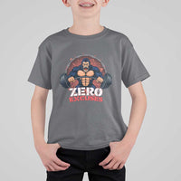 Zero Excuses T Shirt For Kid Gorilla Fitness Lover Gift - Wonder Print Shop
