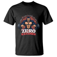 Zero Excuses T Shirt Gorilla Fitness Lover Gift - Wonder Print Shop