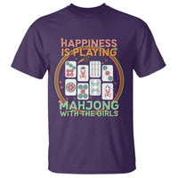Happiness Is Playing Mahjong With The Girls T Shirt Mahjong Time - Wonder Print Shop
