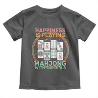 Happiness Is Playing Mahjong With The Girls Toddler T Shirt Mahjong Time - Wonder Print Shop