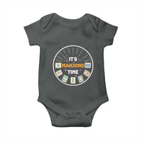 It Is Mahjong Time Baby Onesie Gambling Chinese Gift - Wonder Print Shop
