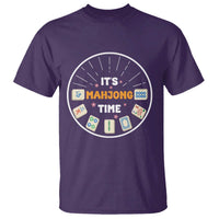 It Is Mahjong Time T Shirt Gambling Chinese Gift - Wonder Print Shop