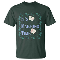 Mahjong Gift T Shirt It Is Mahjong Time For Players - Wonder Print Shop