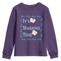 Mahjong Gift Youth Sweatshirt It Is Mahjong Time For Players - Wonder Print Shop