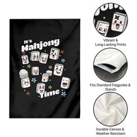 It Is Mahjong Time Garden Flag Mahjong Lover Gift - Wonder Print Shop