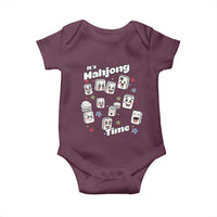 It Is Mahjong Time Baby Onesie Mahjong Lover Gift - Wonder Print Shop