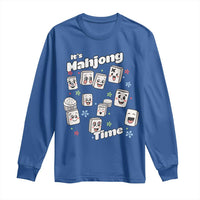 It Is Mahjong Time Long Sleeve Shirt Mahjong Lover Gift - Wonder Print Shop
