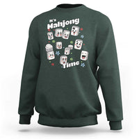 It Is Mahjong Time Sweatshirt Mahjong Lover Gift - Wonder Print Shop