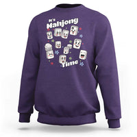 It Is Mahjong Time Sweatshirt Mahjong Lover Gift - Wonder Print Shop