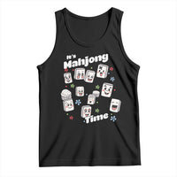 It Is Mahjong Time Tank Top Mahjong Lover Gift - Wonder Print Shop