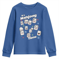 It Is Mahjong Time Youth Sweatshirt Mahjong Lover Gift - Wonder Print Shop