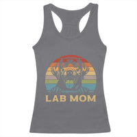 Lab Mom Racerback Tank Top Retro Sunset Dog Mom Gift - Wonder Print Shop