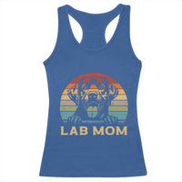 Lab Mom Racerback Tank Top Retro Sunset Dog Mom Gift - Wonder Print Shop