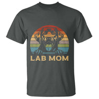 Lab Mom T Shirt Retro Sunset Dog Mom Gift - Wonder Print Shop