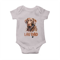Chocolate Labrador Retriever Dad Baby Onesie Dog Lover Gift - Wonder Print Shop