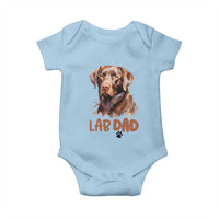 Chocolate Labrador Retriever Dad Baby Onesie Dog Lover Gift - Wonder Print Shop