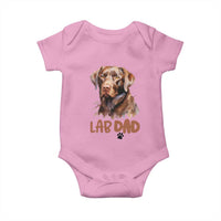 Chocolate Labrador Retriever Dad Baby Onesie Dog Lover Gift - Wonder Print Shop
