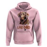 Chocolate Labrador Retriever Dad Hoodie Dog Lover Gift - Wonder Print Shop