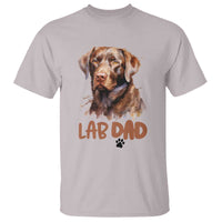 Chocolate Labrador Retriever Dad T Shirt Dog Lover Gift - Wonder Print Shop