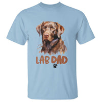 Chocolate Labrador Retriever Dad T Shirt Dog Lover Gift - Wonder Print Shop