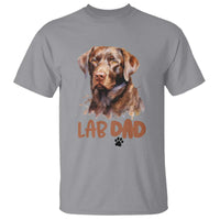 Chocolate Labrador Retriever Dad T Shirt Dog Lover Gift - Wonder Print Shop