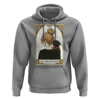 Black Labrador Mom Hoodie Funny Tarot Card Dog Lover Gift - Wonder Print Shop