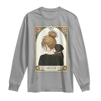 Black Labrador Mom Long Sleeve Shirt Funny Tarot Card Dog Lover Gift - Wonder Print Shop