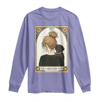 Black Labrador Mom Long Sleeve Shirt Funny Tarot Card Dog Lover Gift - Wonder Print Shop