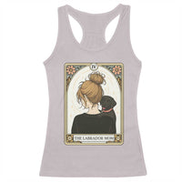 Black Labrador Mom Racerback Tank Top Funny Tarot Card Dog Lover Gift - Wonder Print Shop