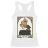 Black Labrador Mom Racerback Tank Top Funny Tarot Card Dog Lover Gift - Wonder Print Shop