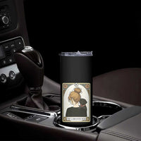 Black Labrador Mom Skinny Tumbler Funny Tarot Card Dog Lover Gift - Wonder Print Shop