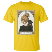 Black Labrador Mom T Shirt Funny Tarot Card Dog Lover Gift - Wonder Print Shop