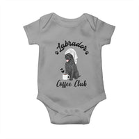 Labrador Coffee Club Baby Onesie Funny Dog Lover Gift - Wonder Print Shop
