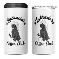 Labrador Coffee Club 4 in 1 Can Cooler Tumbler Funny Dog Lover Gift - Wonder Print Shop