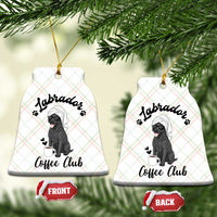Labrador Coffee Club Ceramic Ornament Funny Dog Lover Gift - Wonder Print Shop